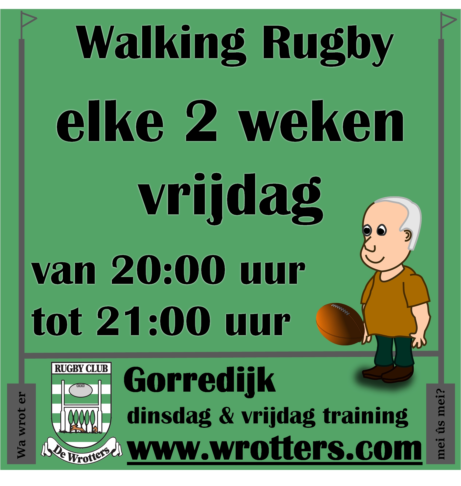 Tijden Walking Rugby